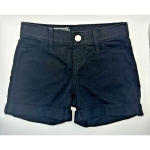 Wonder Nation Girls Black Shorts Cotton/Poly Stretch Size S (6-6X)